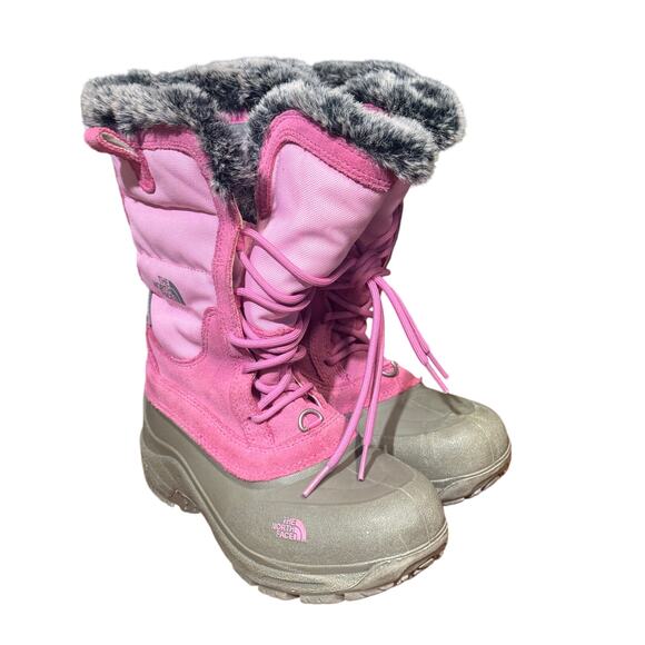 The North Face Girls Round Toe Snow Boots size 4 - Picture 2 of 5